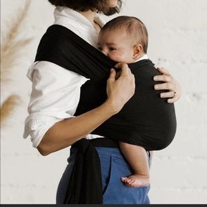 Solid Black Solly Wrap